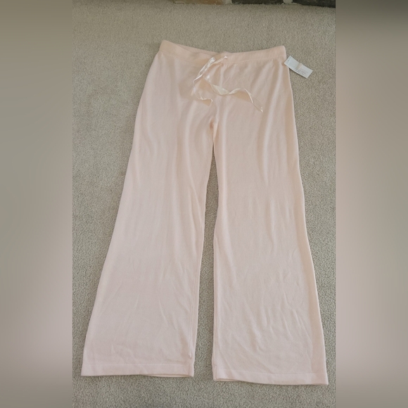 NEW Gillian O'Malley sweater knit pants women's size XL light pink. Sleepwear - Picture 2 of 8
